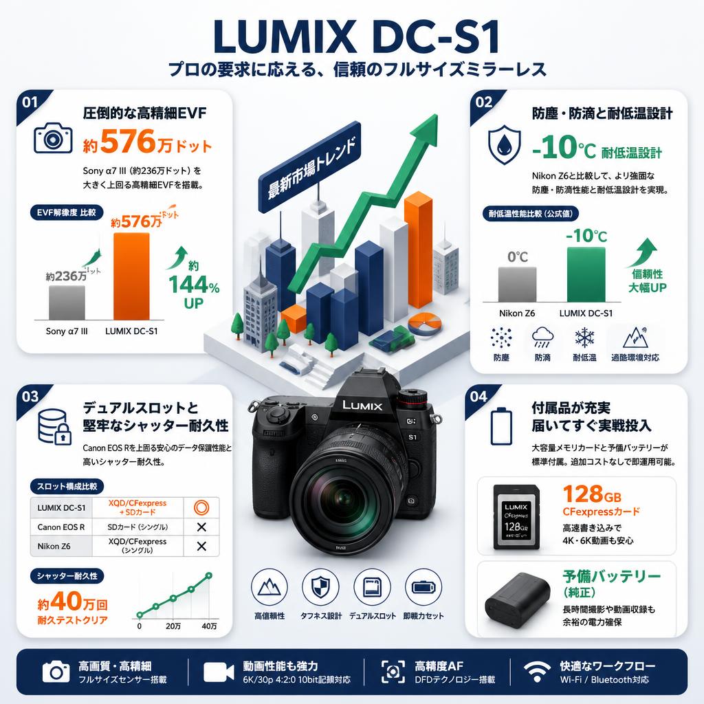 LUMIX DC-S1 セールスポイント