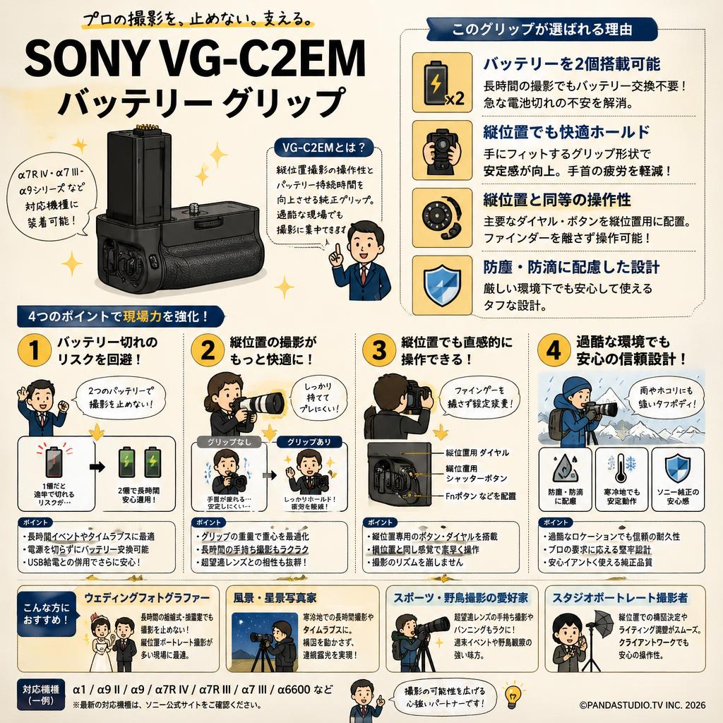 SONY VG-C2EM バッテリー グリップ おもな対象のお客様
