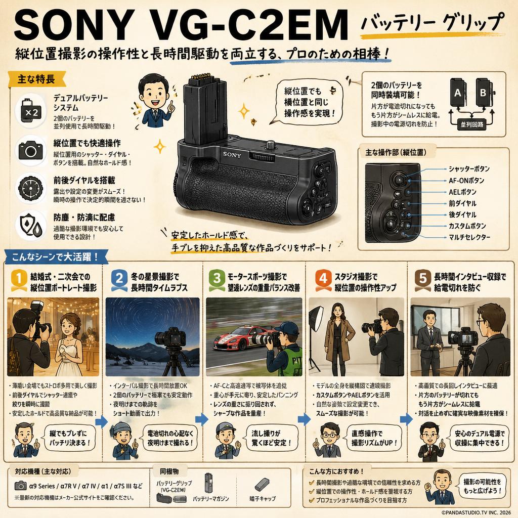 SONY VG-C2EM バッテリー グリップ 用途