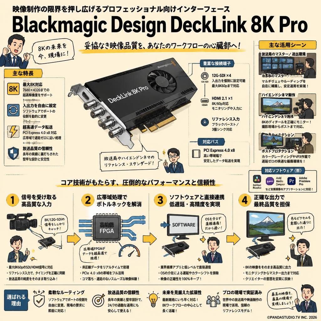 Blackmagic Design DeckLink 8K Pro 概要