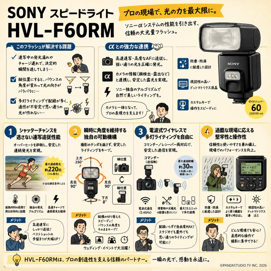 SONY スピードライト HVL-F60RM 概要