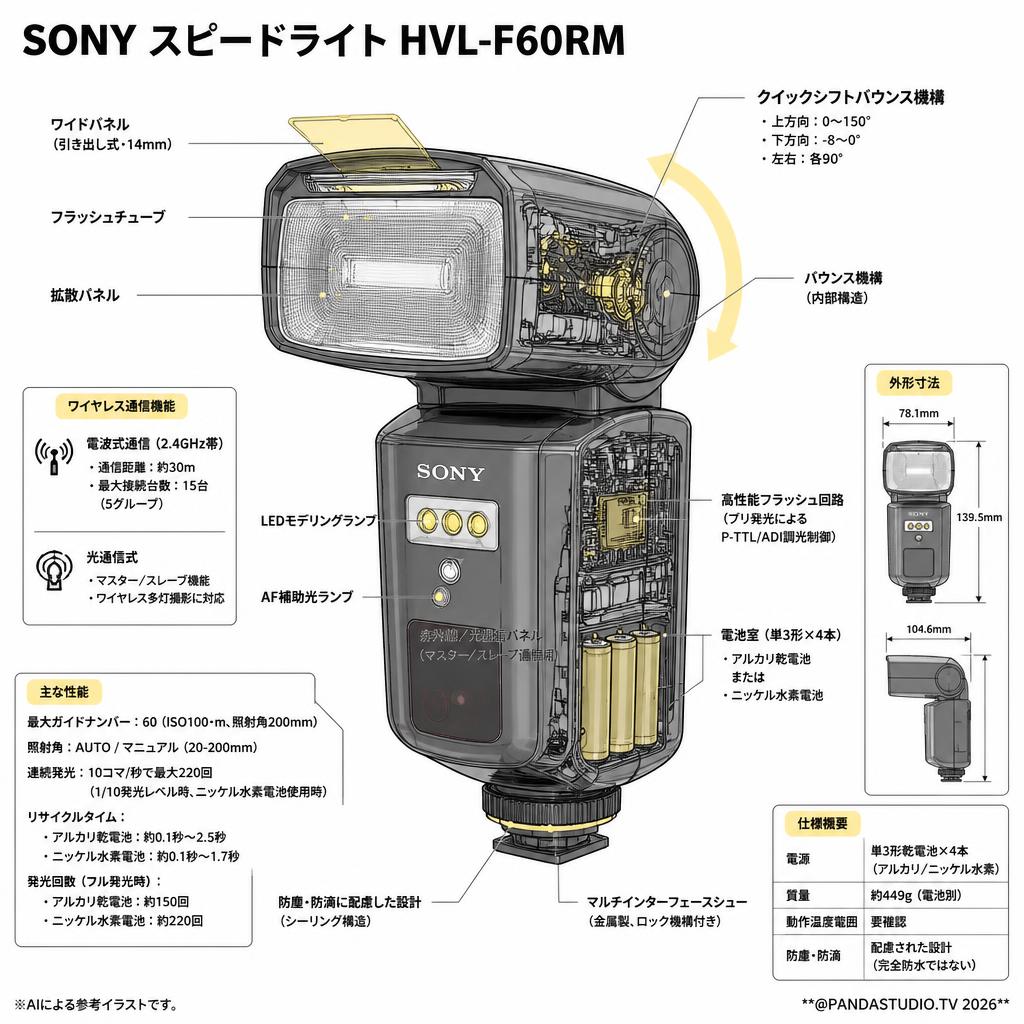 SONY スピードライト HVL-F60RM スペック