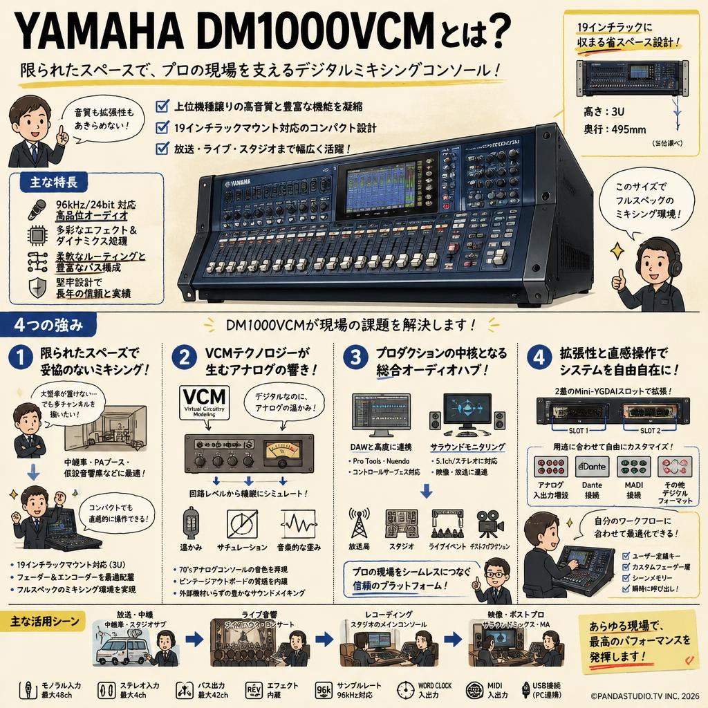 YAMAHA DM1000VCM 概要