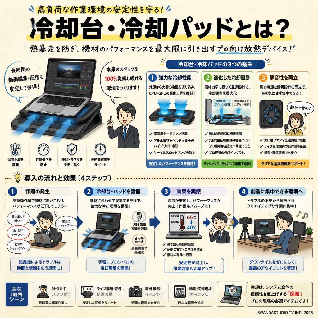 冷却台・冷却パッド 概要