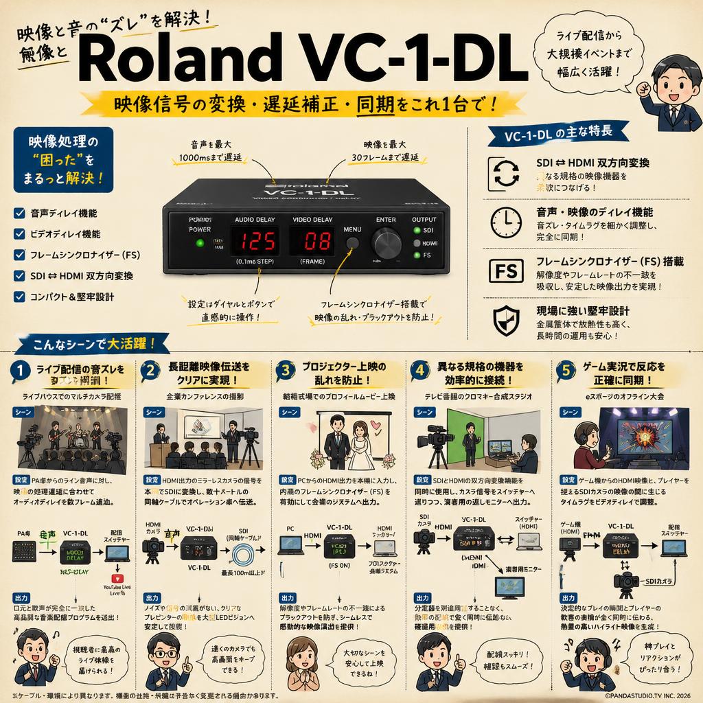 Roland VC-1-DL 用途