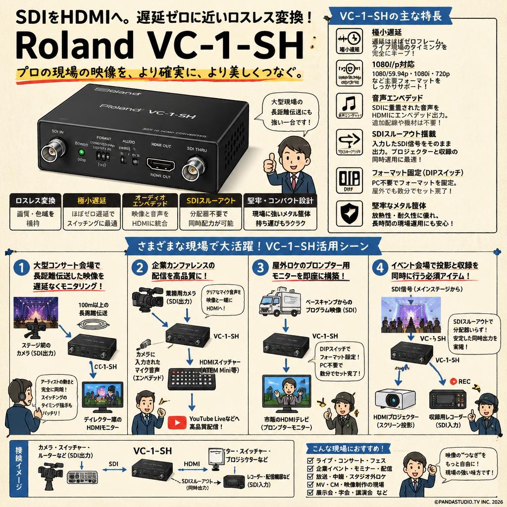 Roland VC-1-SH 用途