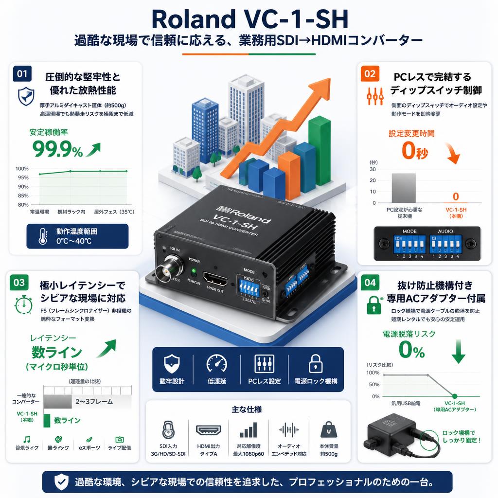 Roland VC-1-SH セールスポイント
