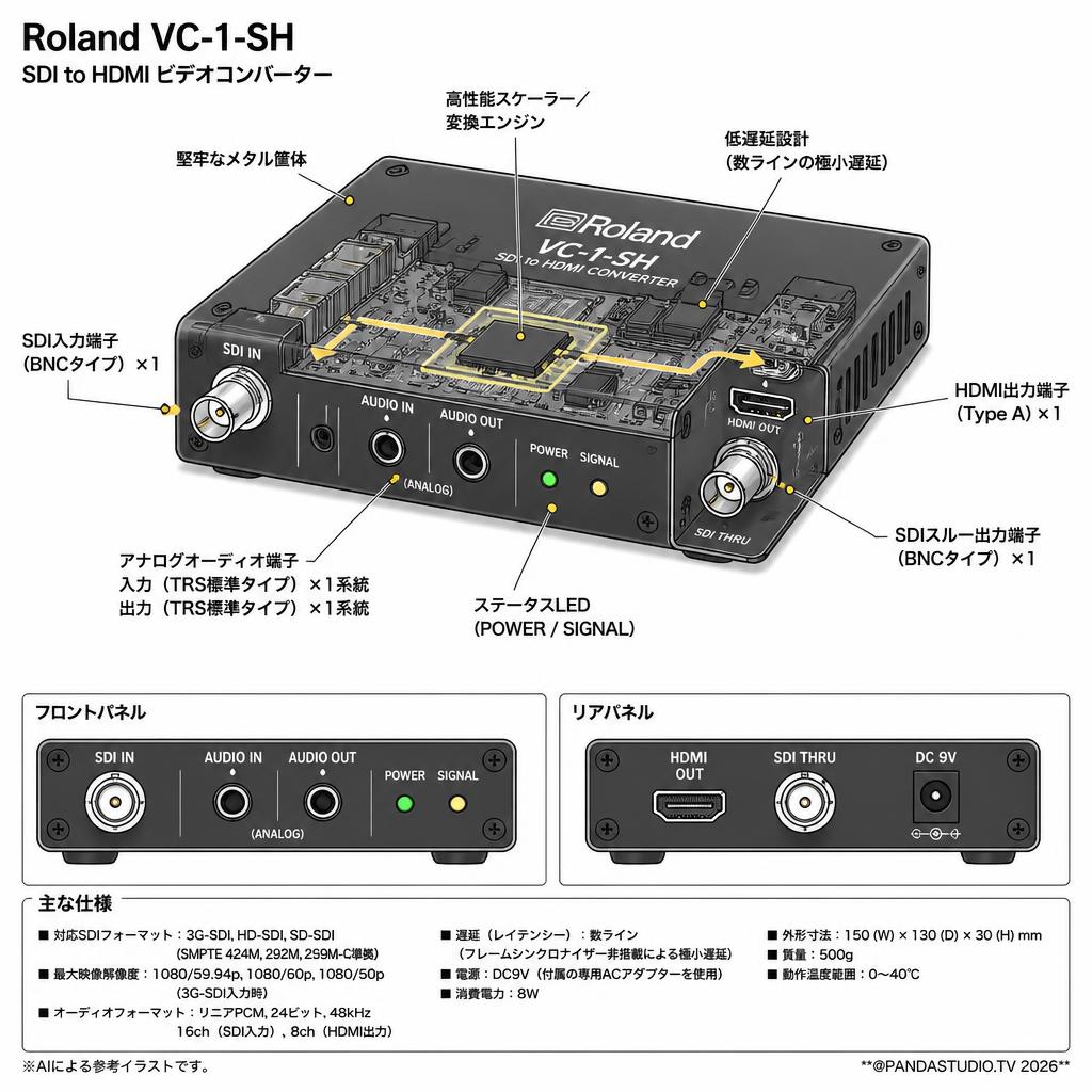 Roland VC-1-SH スペック
