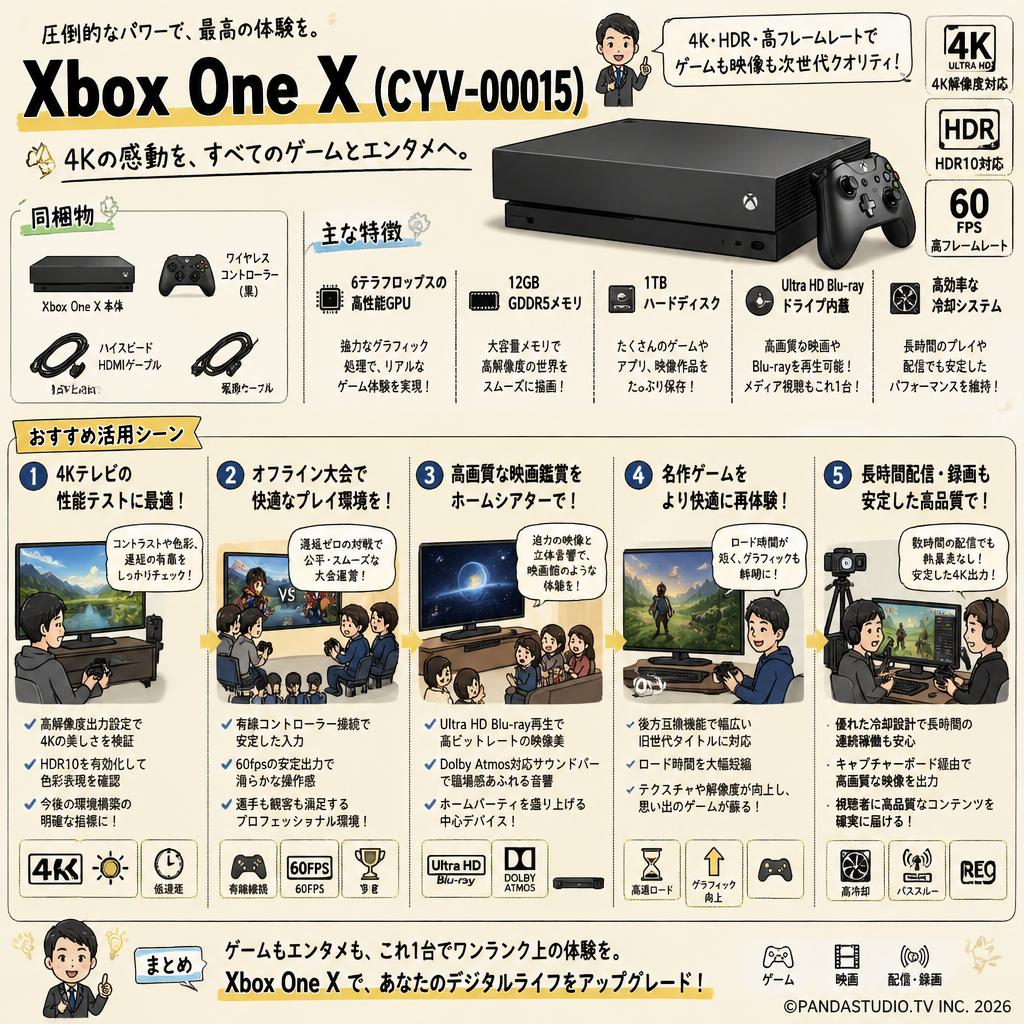 Xbox One X (CYV-00015) 用途