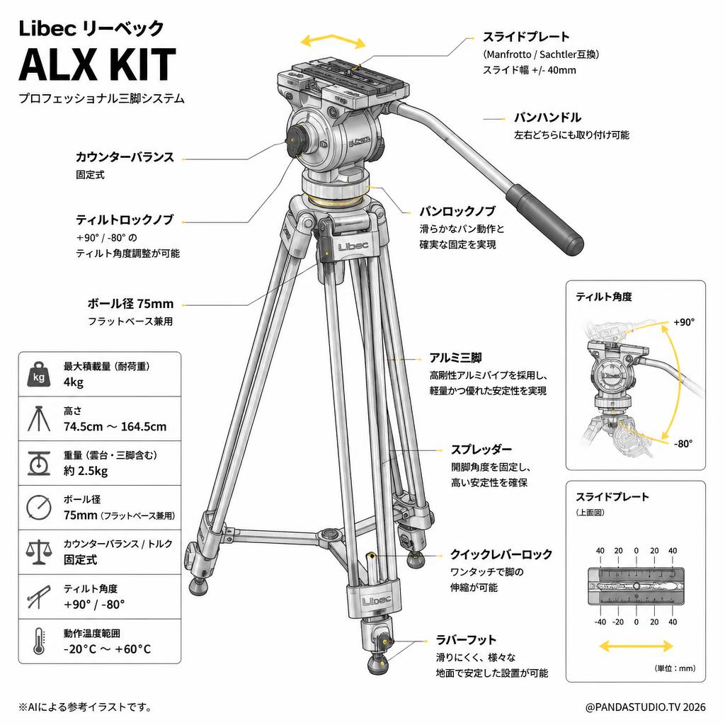 Libec リーベック ALX KIT スペック