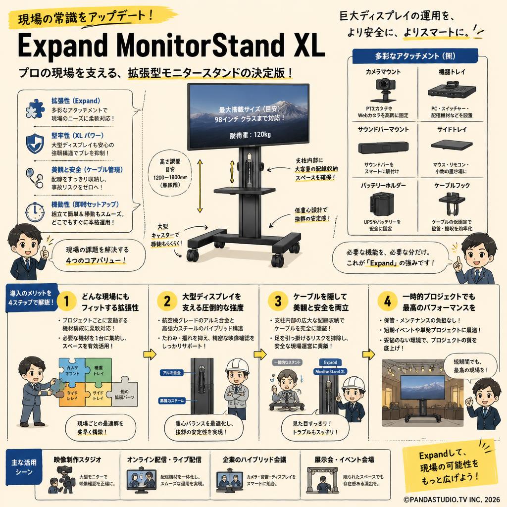 Expand MonitorStand XL 概要