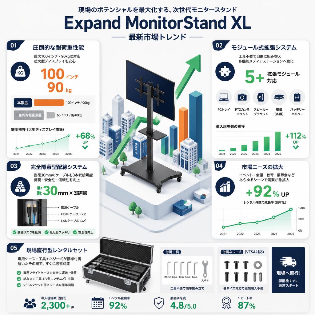 Expand MonitorStand XL セールスポイント