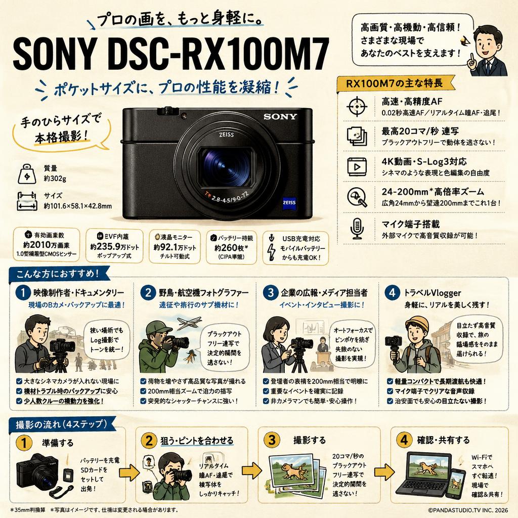 SONY DSC-RX100M7 おもな対象のお客様