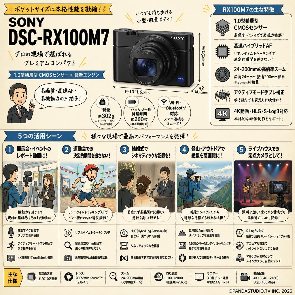 SONY DSC-RX100M7 用途