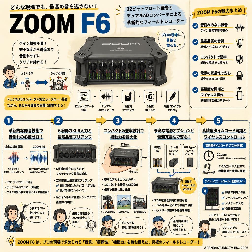 ZOOM  F6 概要
