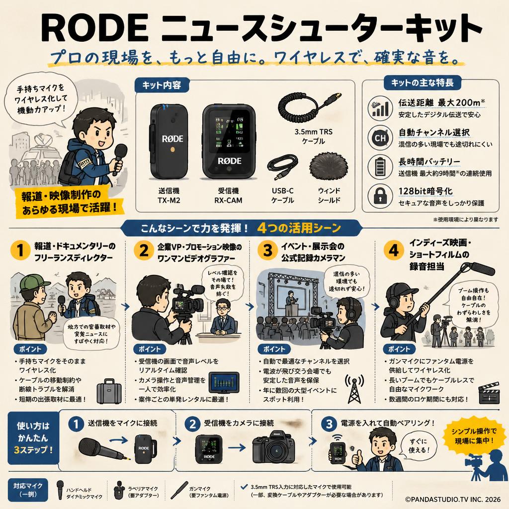 RODE Newsshooter Kit おもな対象のお客様