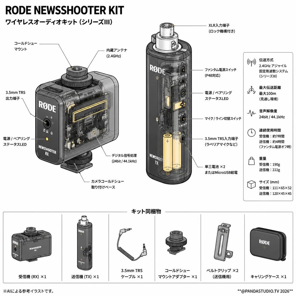RODE Newsshooter Kit スペック