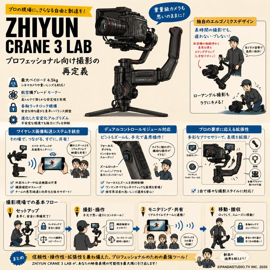 ZHIYUN CRANE 3 LAB 概要