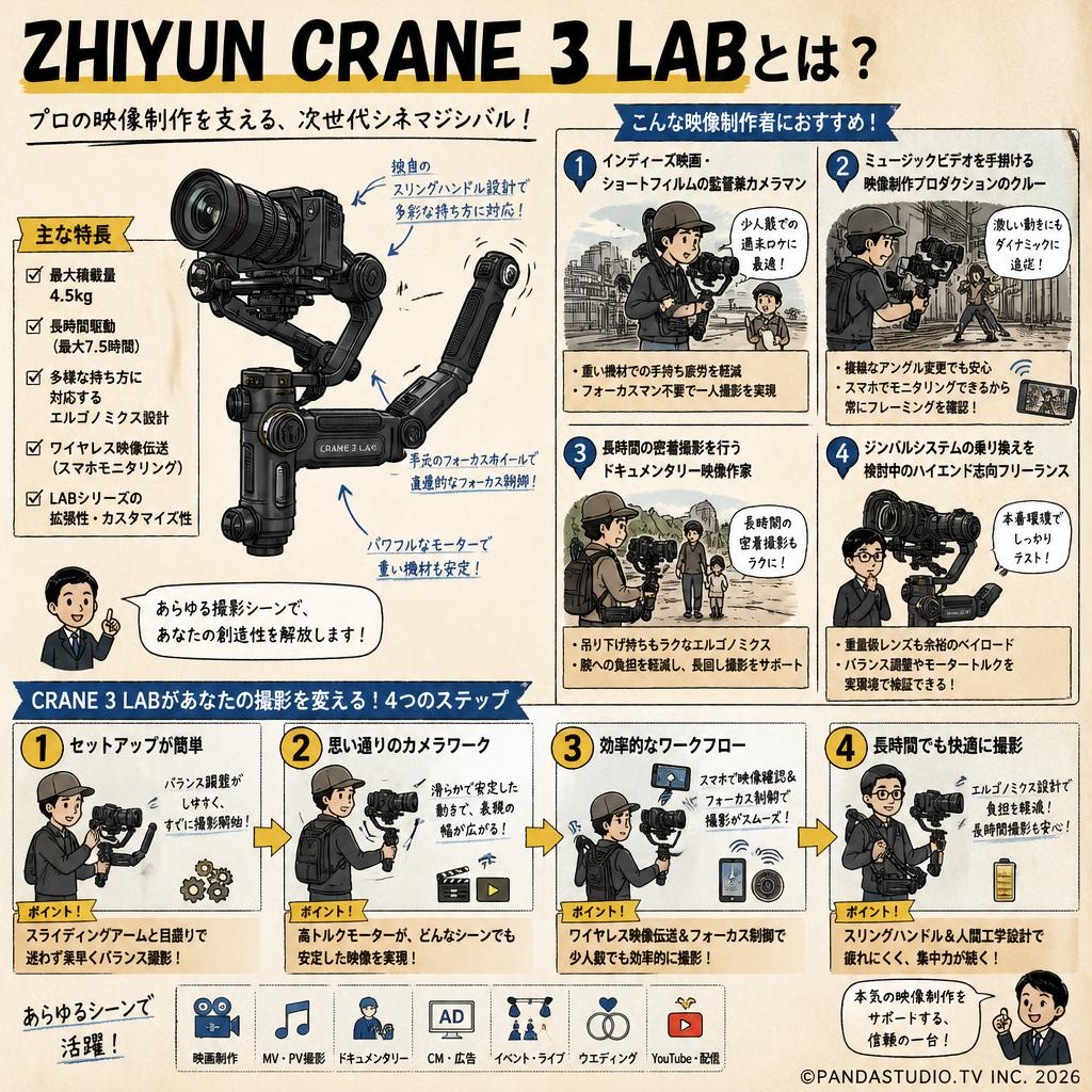 ZHIYUN CRANE 3 LAB おもな対象のお客様