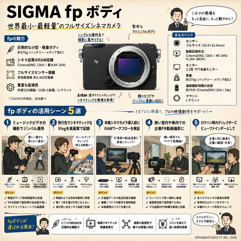 SIGMA fp ボディ 用途