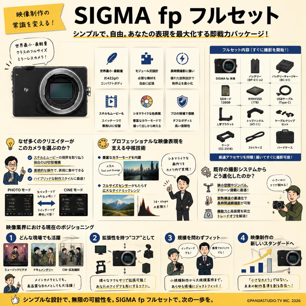 SIGMA fp フルセット 概要