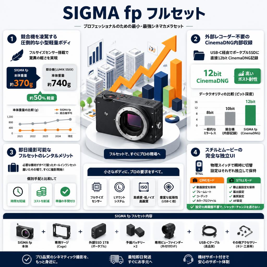 SIGMA fp フルセット セールスポイント