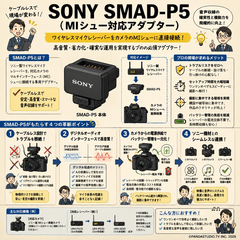 SONY SMAD-P5（MIシュー対応アダプター） 概要
