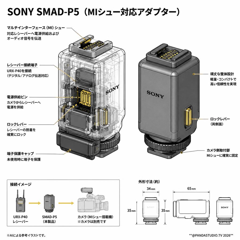 SONY SMAD-P5（MIシュー対応アダプター） スペック