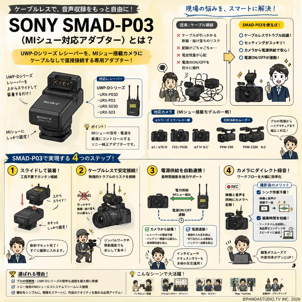 SONY SMAD-P03（MIシュー対応アダプター） 概要
