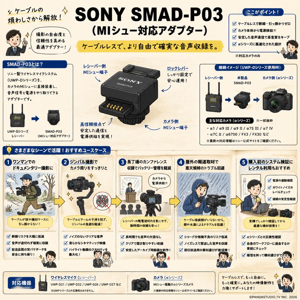 SONY SMAD-P03（MIシュー対応アダプター） 用途