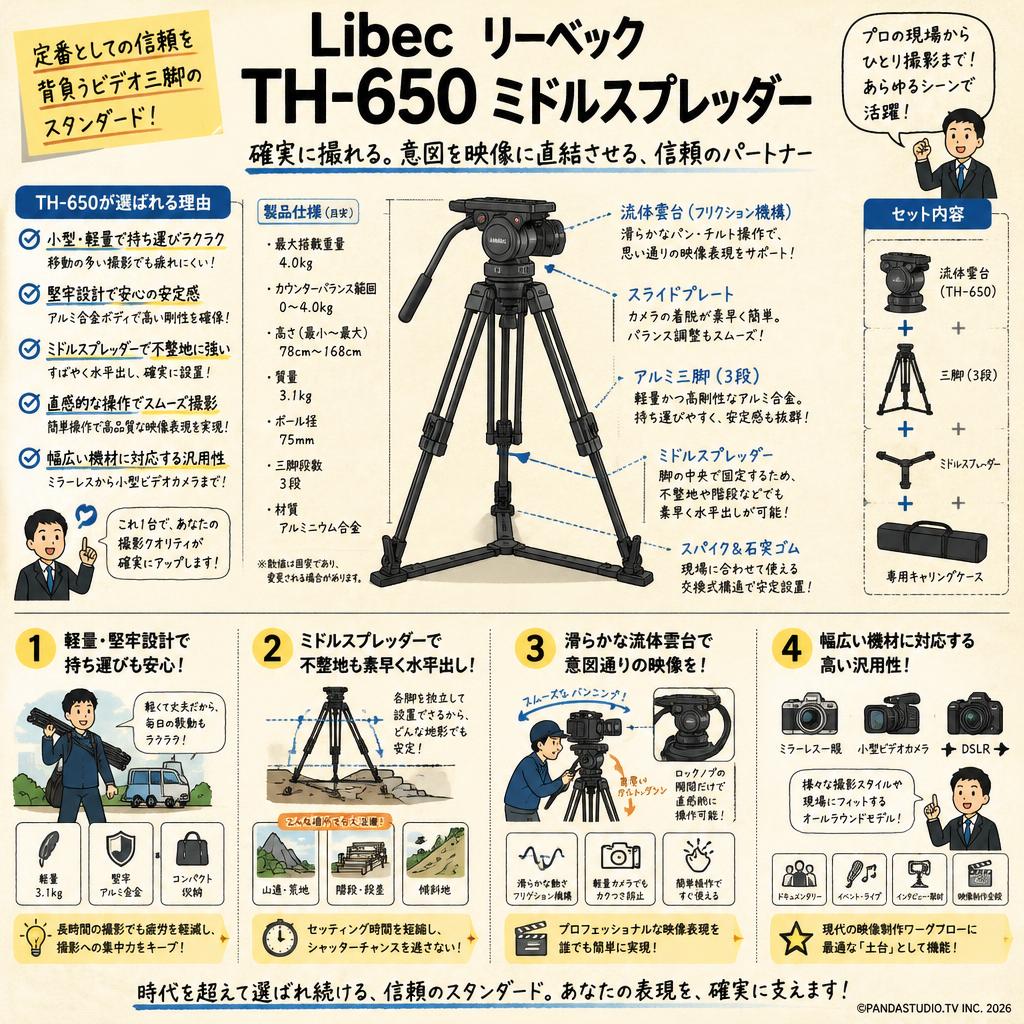 Libec リーベック TH-650 ミドルスプレッダー 概要