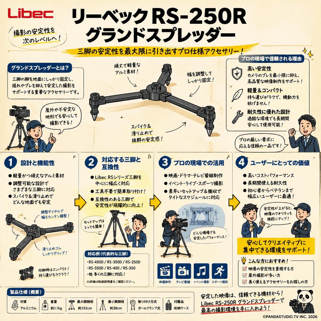 Libec リーベック RS-250R グランドスプレッダー 概要