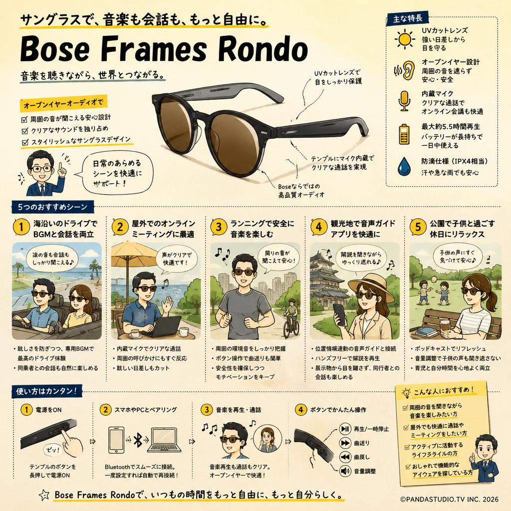 Bose Frames Rondo 用途