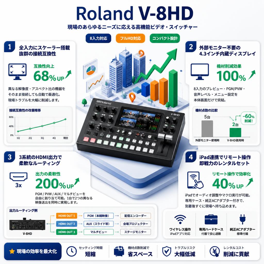 Roland V-8HD セールスポイント