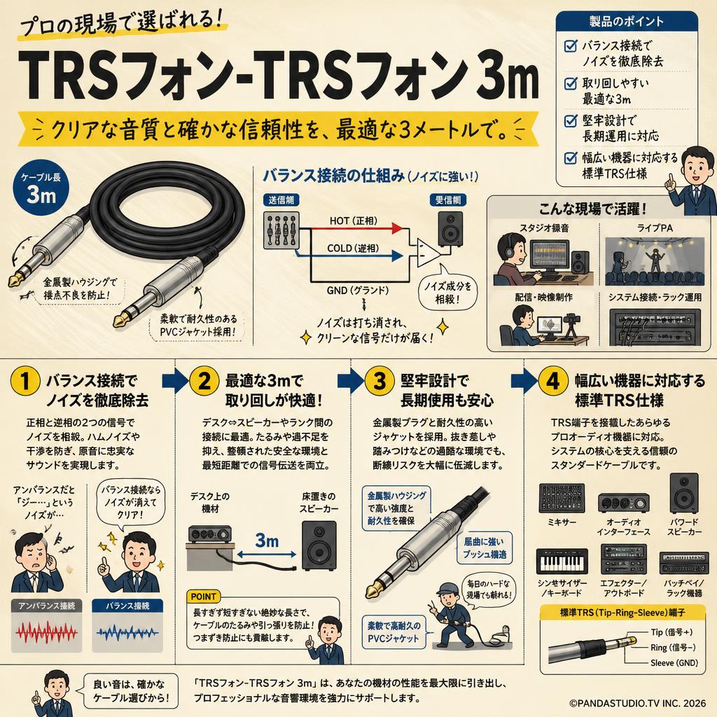 TRSフォン-TRSフォン 3m 概要