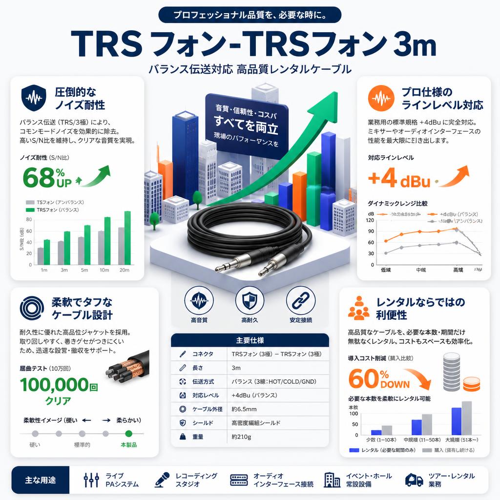 TRSフォン-TRSフォン 3m セールスポイント