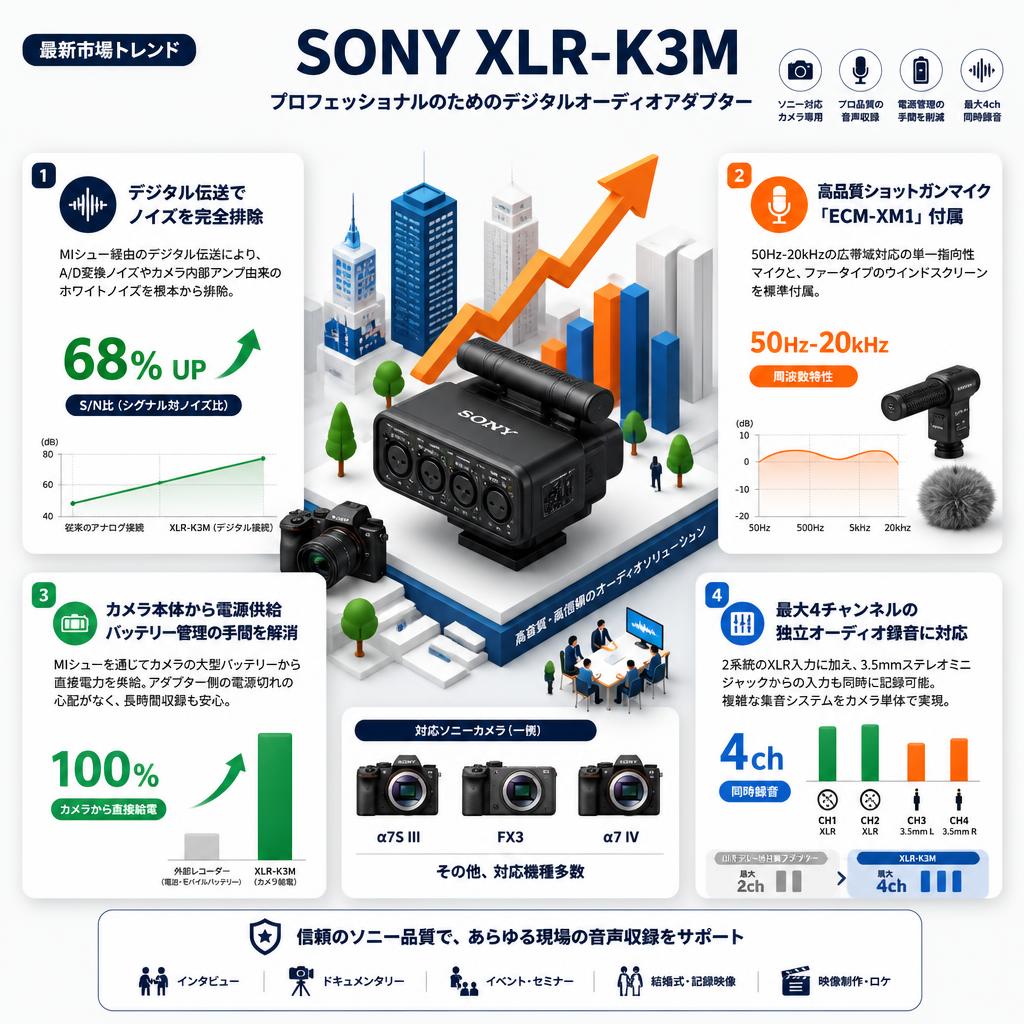 SONY XLR-K3M セールスポイント