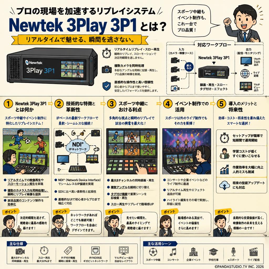 Newtek 3Play 3P1 概要