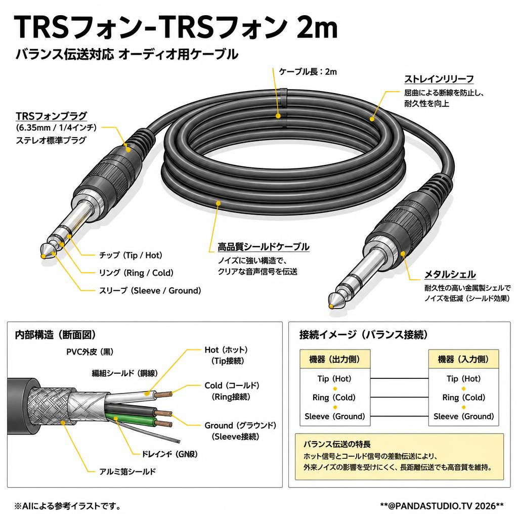 TRSフォン-TRSフォン 2m スペック