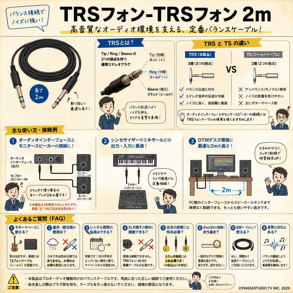 TRSフォン-TRSフォン 2m FAQ（よくある質問と答え）