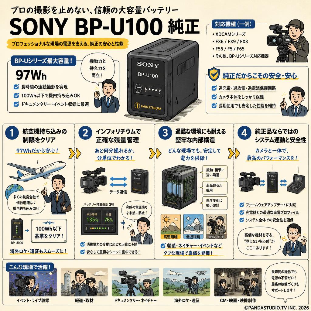 SONY BP-U100 純正 概要