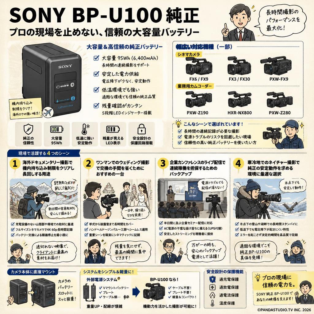 SONY BP-U100 純正 用途