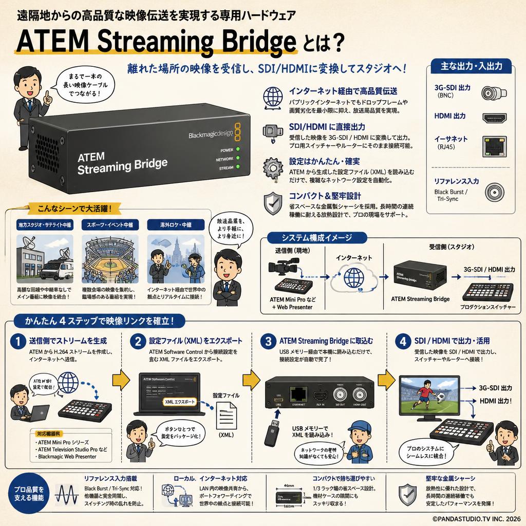 Blackmagic Design ATEM Streaming Bridge 概要
