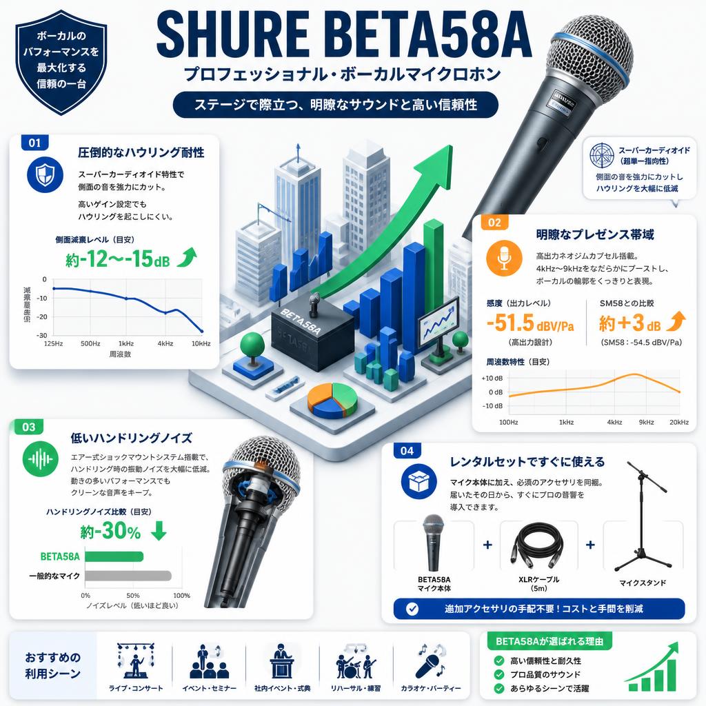 SHURE BETA58A セールスポイント