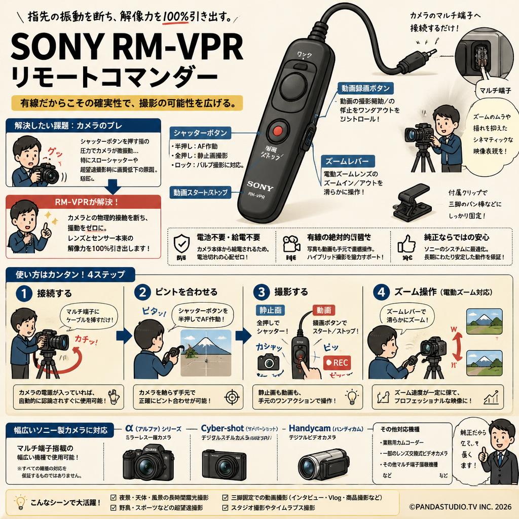 SONY RM-VPR リモートコマンダー 概要