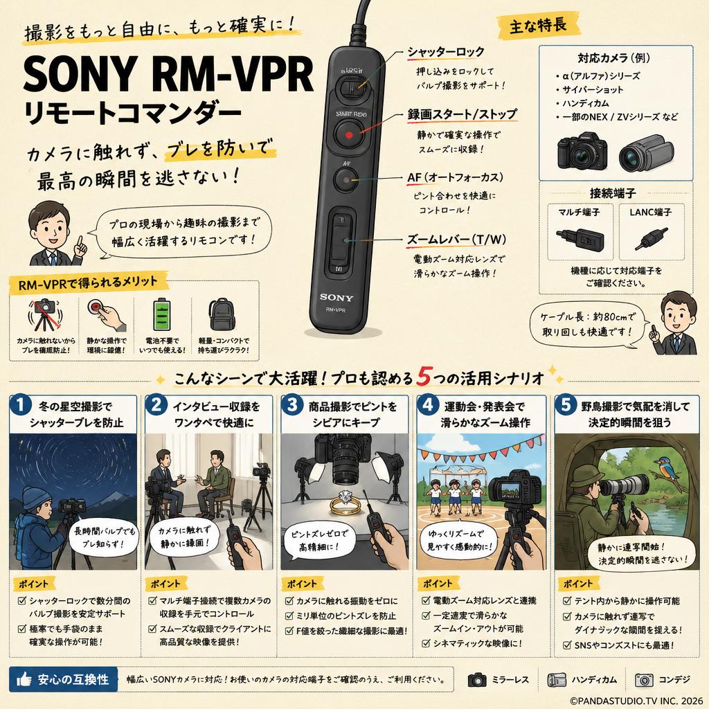 SONY RM-VPR リモートコマンダー 用途