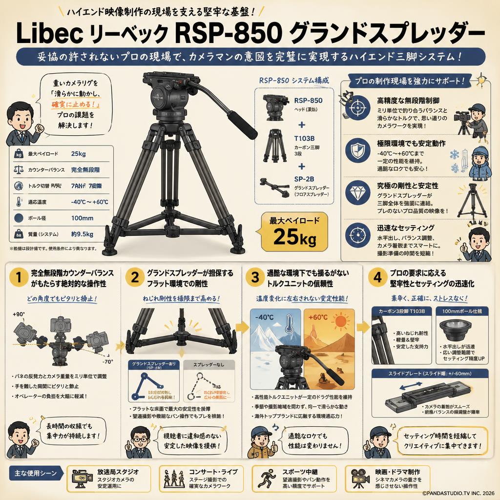 Libec リーベック RSP-850 グランドスプレッダー 概要