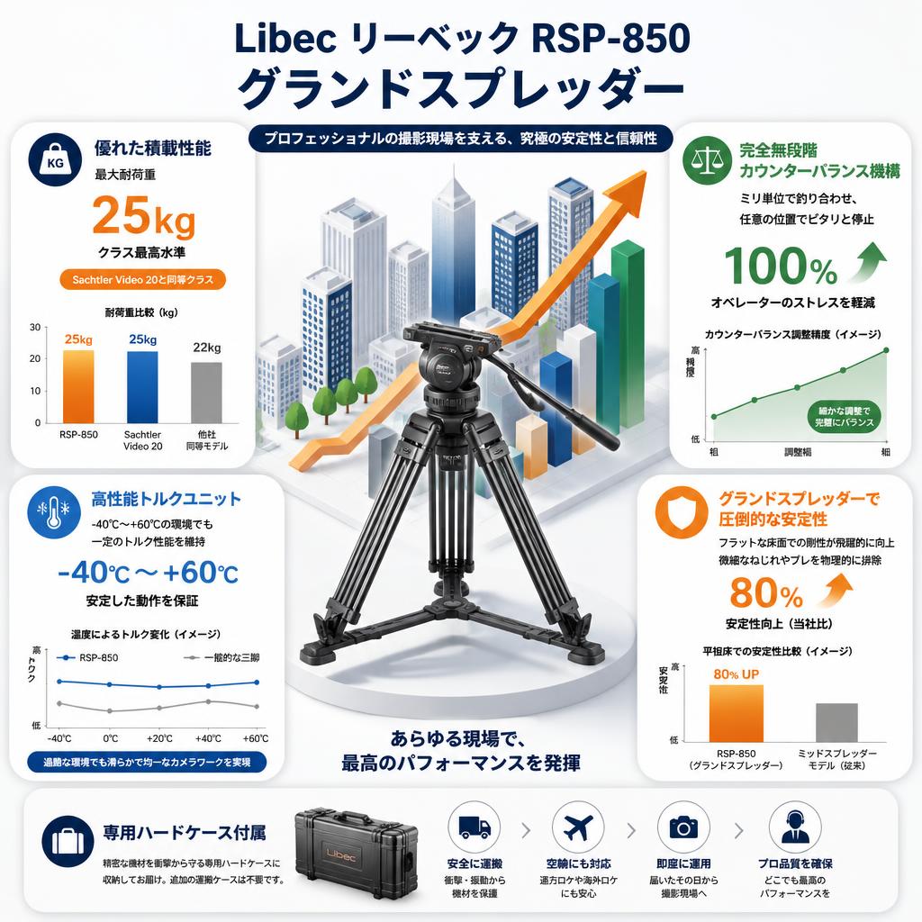 Libec リーベック RSP-850 グランドスプレッダー セールスポイント