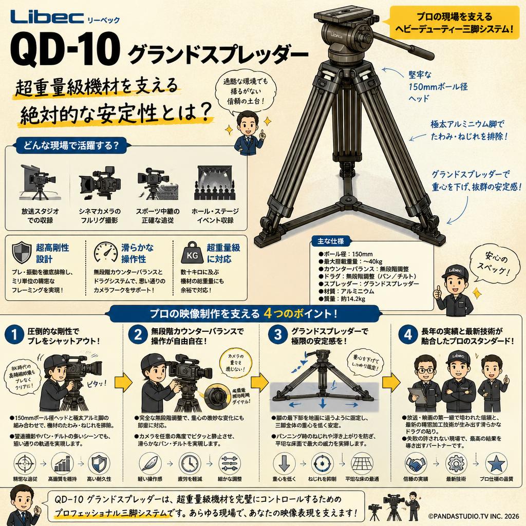 Libec リーベック QD-10 グランドスプレッダー 概要