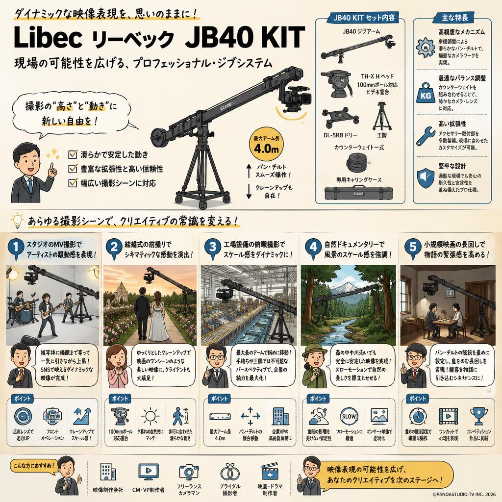Libec リーベック JB40 KIT 用途